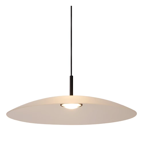 Lucide MENGA - Pendelleuchten - Ø 60 cm - LED Dim. - 1x18,6W 2700K - Opal | Premium - detail 1